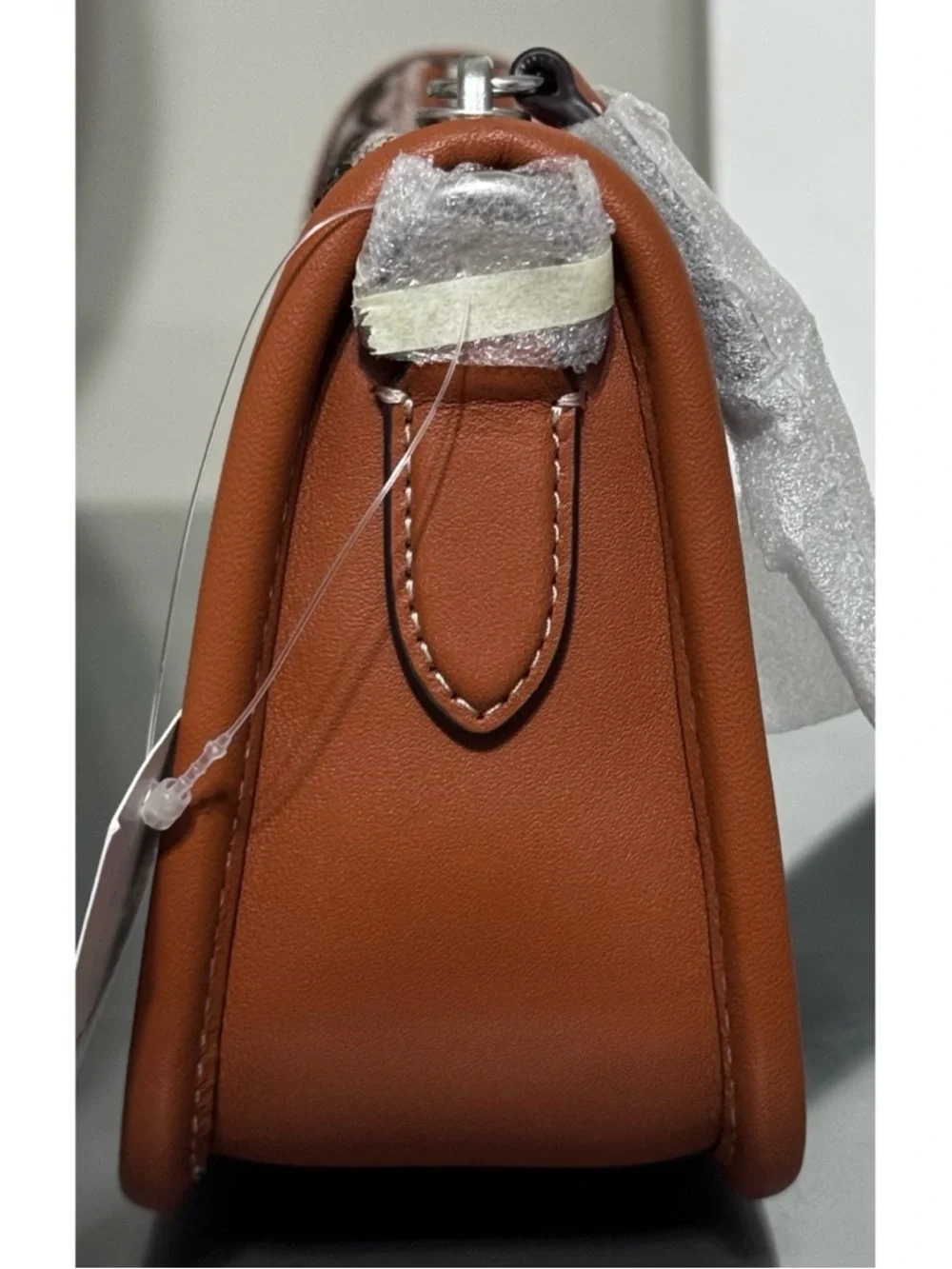 COACH Swinger Bag 20 With Chain In Crystal Signature Jacquard Shoulder Bag‎